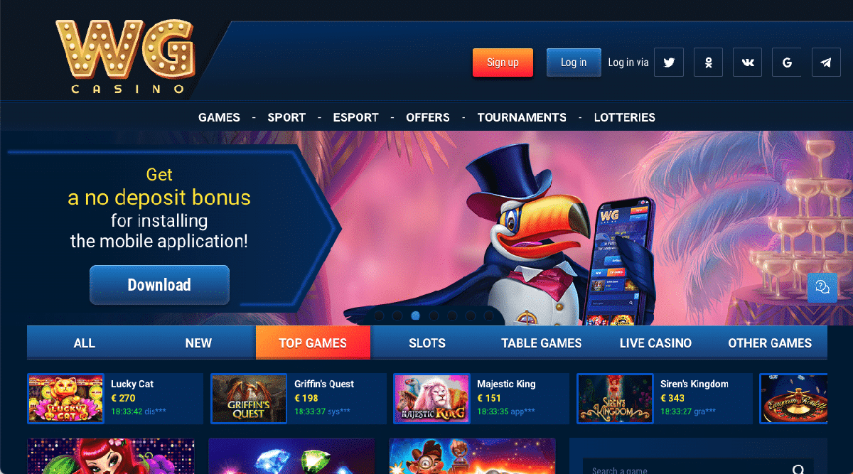 WG Casino Review | SistersSites.co.uk WG Casino Review