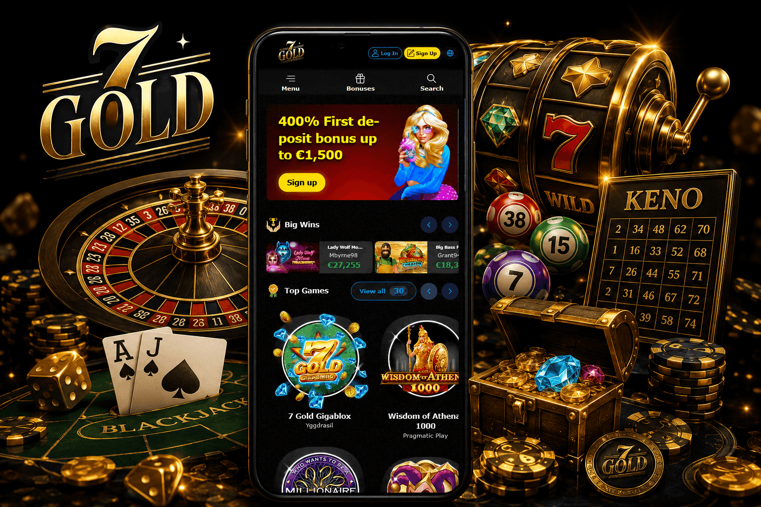7Gold Casino Review - Welcome Bonus Mobile App Casino Games and More | SistersSites.co.uk 7Gold Casino Review - Welcome Bonus Mobile App Casino Games and More