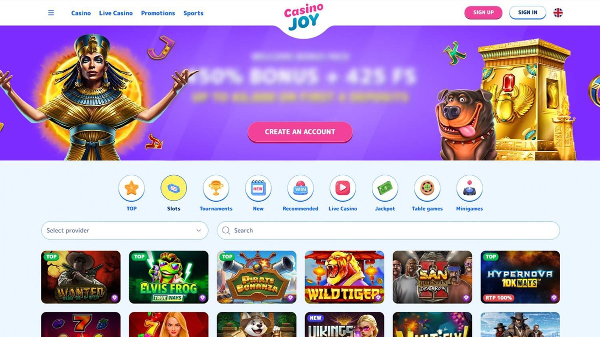 Casino Joy Review Slot Games Live Casino and more | SistersSites.co.uk Casino Joy Review Slot Games Live Casino and more