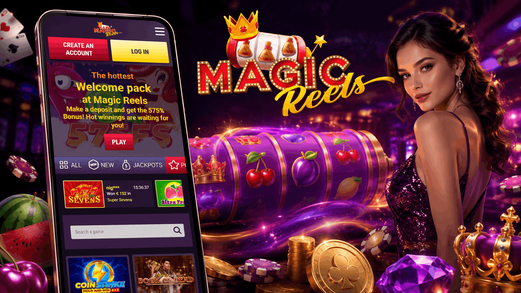 Magic Reels Casino Review - Welcome Bonus Mobile App Casino Games Live Dealer Casino and More | SistersSites.co.uk Magic Reels Casino Review - Welcome Bonus Mobile App Casino Games Live Dealer Casino and More