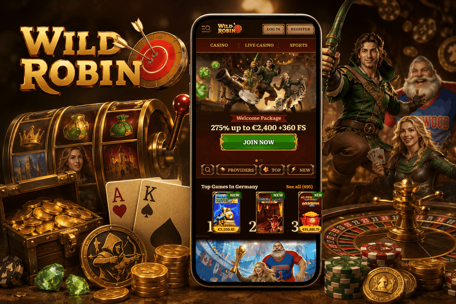 Wild Robin Casino Review - Welcome Bonus Mobile App Casino Games and More | SistersSites.co.uk Wild Robin Casino Review - Welcome Bonus Mobile App Casino Games and More