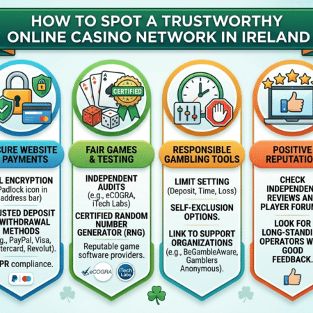 How to Spot a Trustworthy Online Casino Network in Ireland?