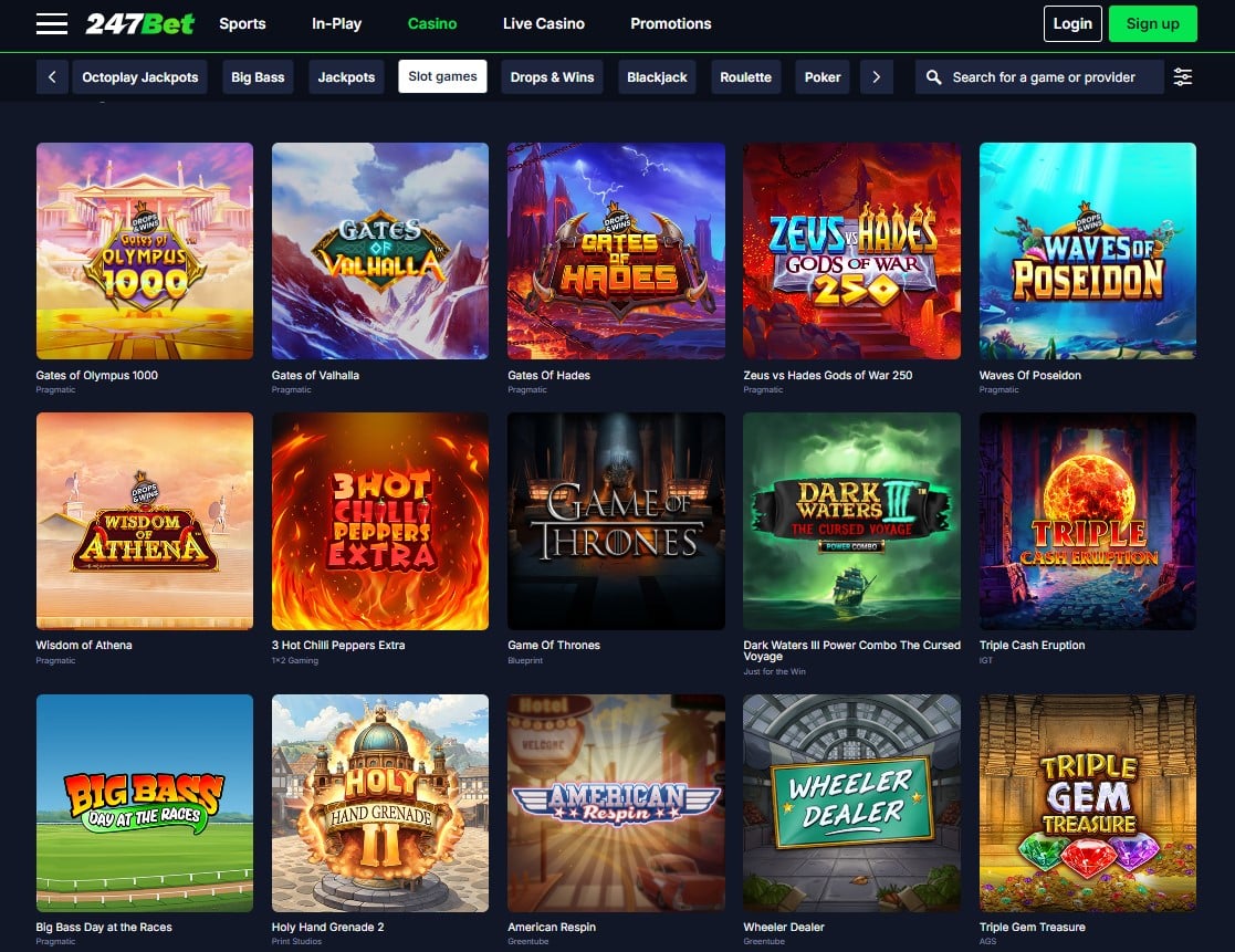 247Bet Review - Bonuses Slot Games Sports Betting Withdrawals | SistersSites.co.uk 247Bet Review