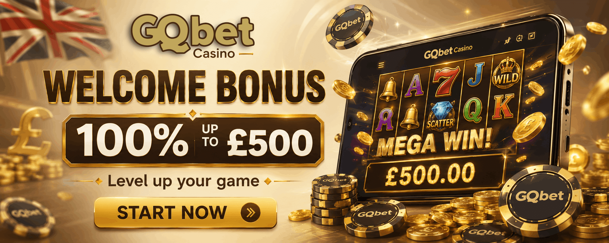 GQbet Casino Exclusive Bonus for UK Players | SistersSites.co.uk GQbet Casino Exclusive Bonus for UK Players