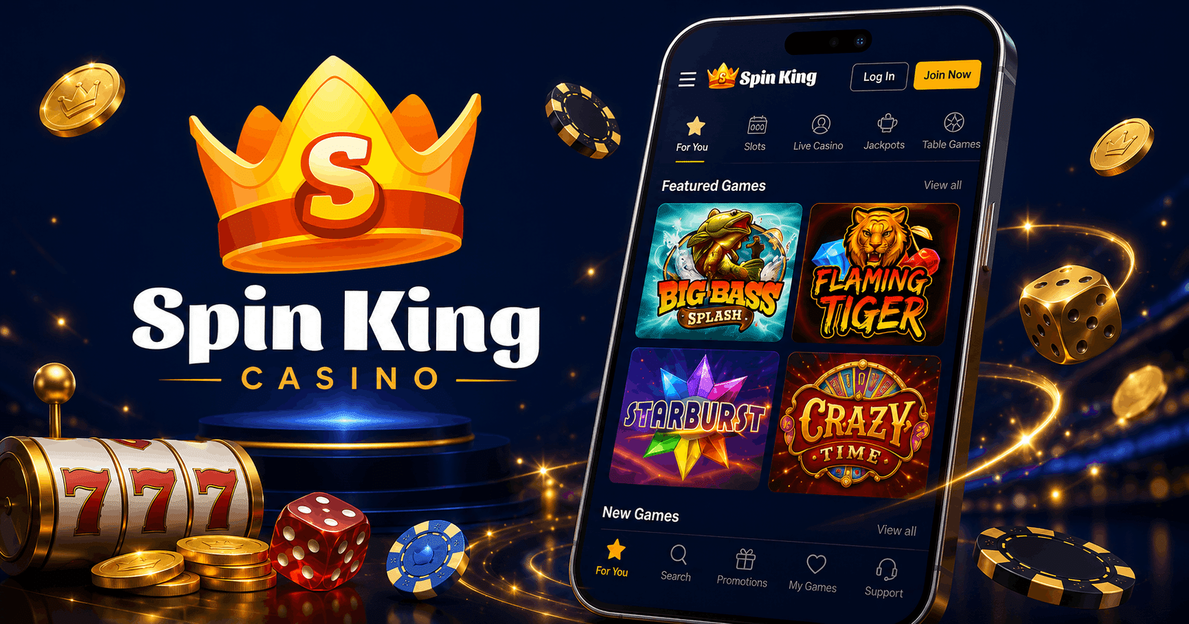 Spin King Casino Review - Bonuses Slot Games Free Spins and More | SistersSites.co.uk Spin King Casino Review - Bonuses Slot Games Free Spins and More