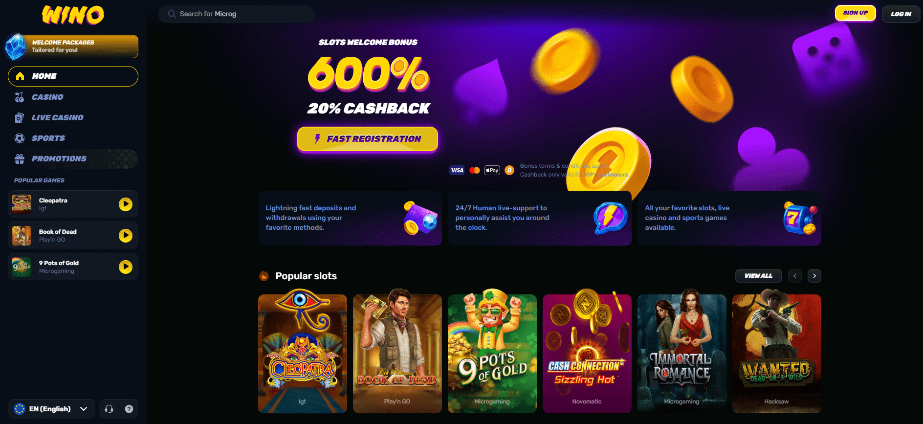 Wino Casino UK Review - Casino Wino Bonuses Slot Games Deposits Safety Check and More | SistersSites.co.uk Wino Casino UK Review - Casino Wino Bonuses Slot Games Deposits Safety Check and More