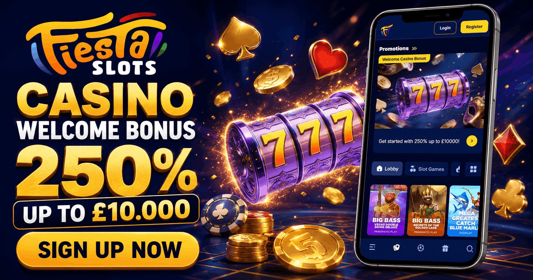 Fiesta Slots Exclusive Casino Welcome Bonus for UK Players | SistersSites.co.uk Fiesta Slots Exclusive Casino Welcome Bonus for UK Players