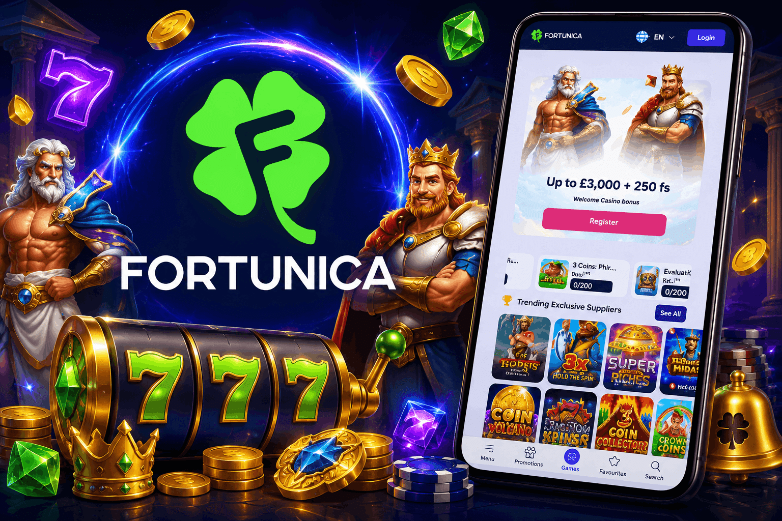 Fortunica Casino Review - Welcome Bonus Mobile Casino App Slot Games Crypto Casino Options and More | SistersSites.co.uk Fortunica Casino Review - Welcome Bonus Mobile Casino App Slot Games Crypto Casino Options and More