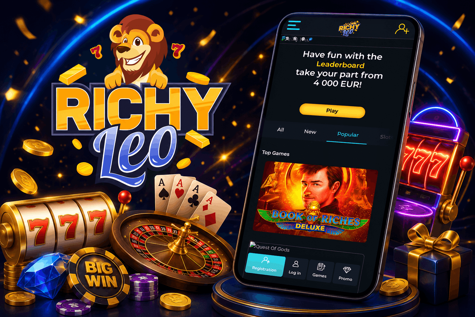 Richy Leo Casino Review - Welcome Bonus Mobile Casino App Slot Games and More | SistersSites.co.uk Richy Leo Casino Review - Welcome Bonus Mobile Casino App Slot Games and More