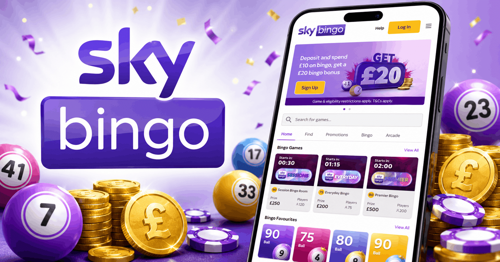 Sky Bingo Review - Welcome Bonus Bingo Games Mobile Bingo and more | SistersSites.co.uk Sky Bingo Review - Welcome Bonus Bingo Games Mobile Bingo and more
