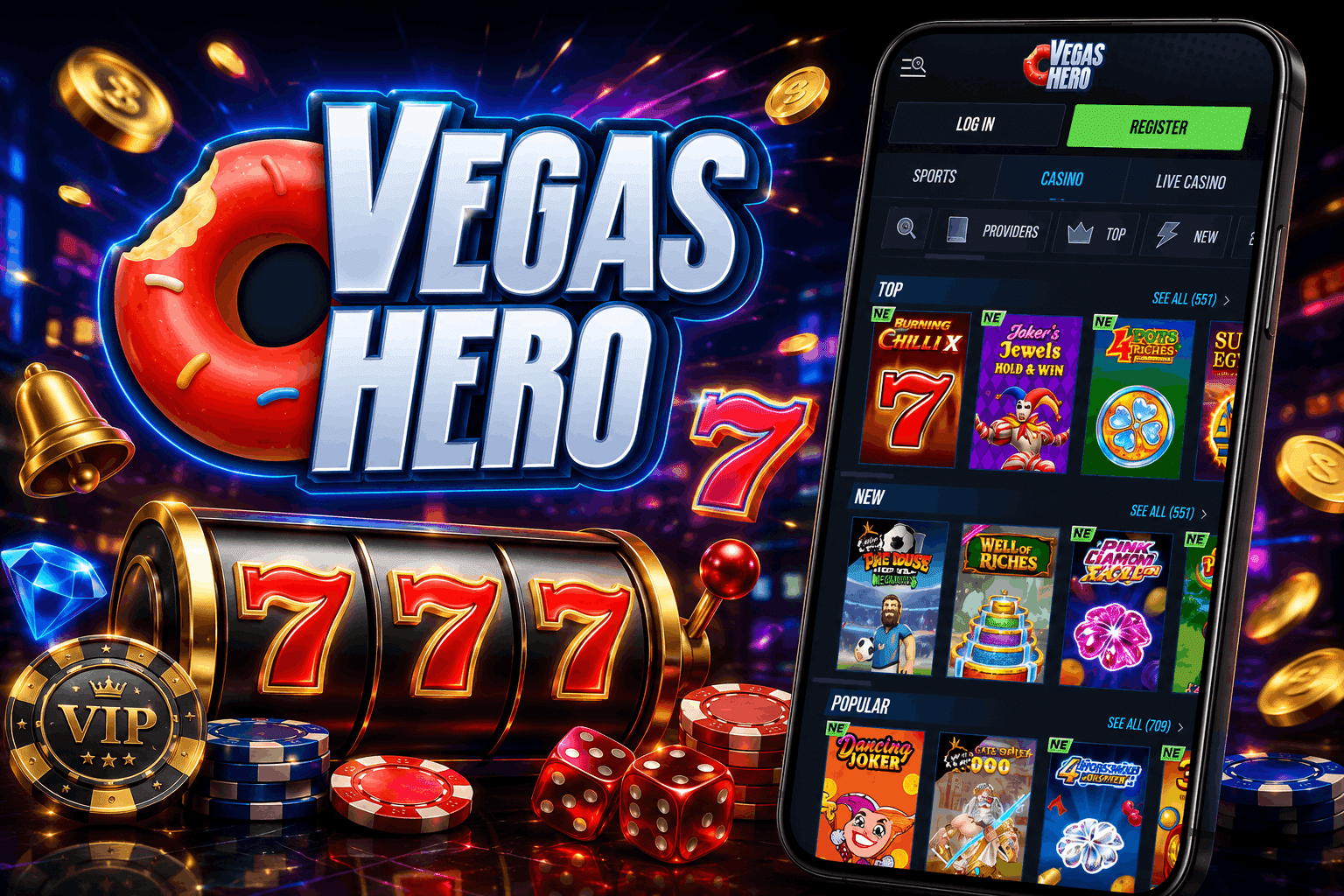 Vegas Hero Casino Review - Welcome Bonus Mobile Casino App Slot Games and More | SistersSites.co.uk Vegas Hero Casino Review - Welcome Bonus Mobile Casino App Slot Games and More