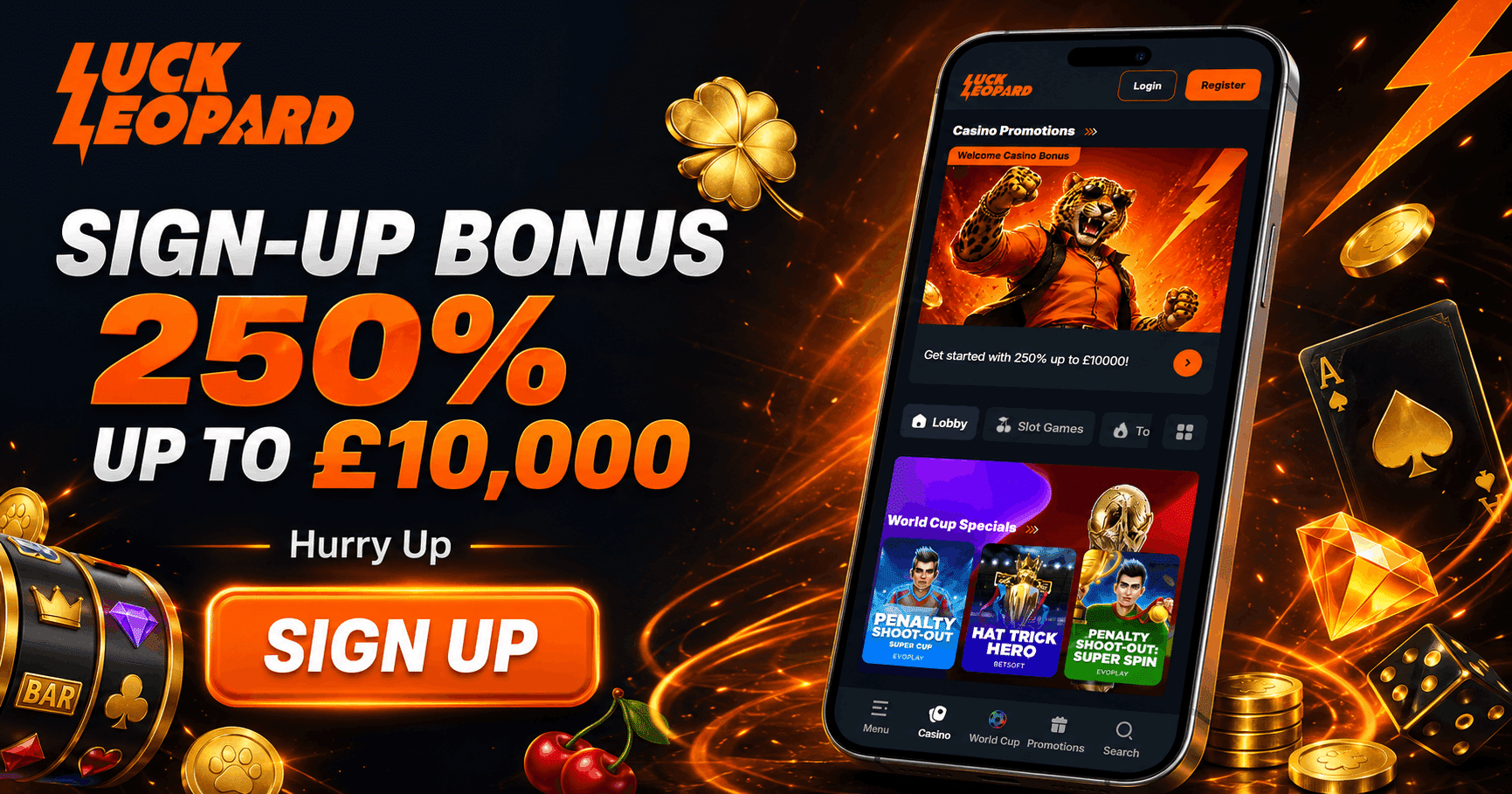 Luck Leopard Casino Exclusive Welcome Bonus for UK Players | SistersSites.co.uk Luck Leopard Casino Exclusive Welcome Bonus for UK Players