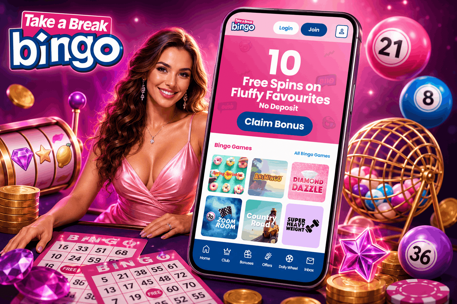Take a Break Bingo Review - Welcome Bonus Mobile App Bingo Games and More | SistersSites.co.uk Take a Break Bingo Review - Welcome Bonus Mobile App Bingo Games and More