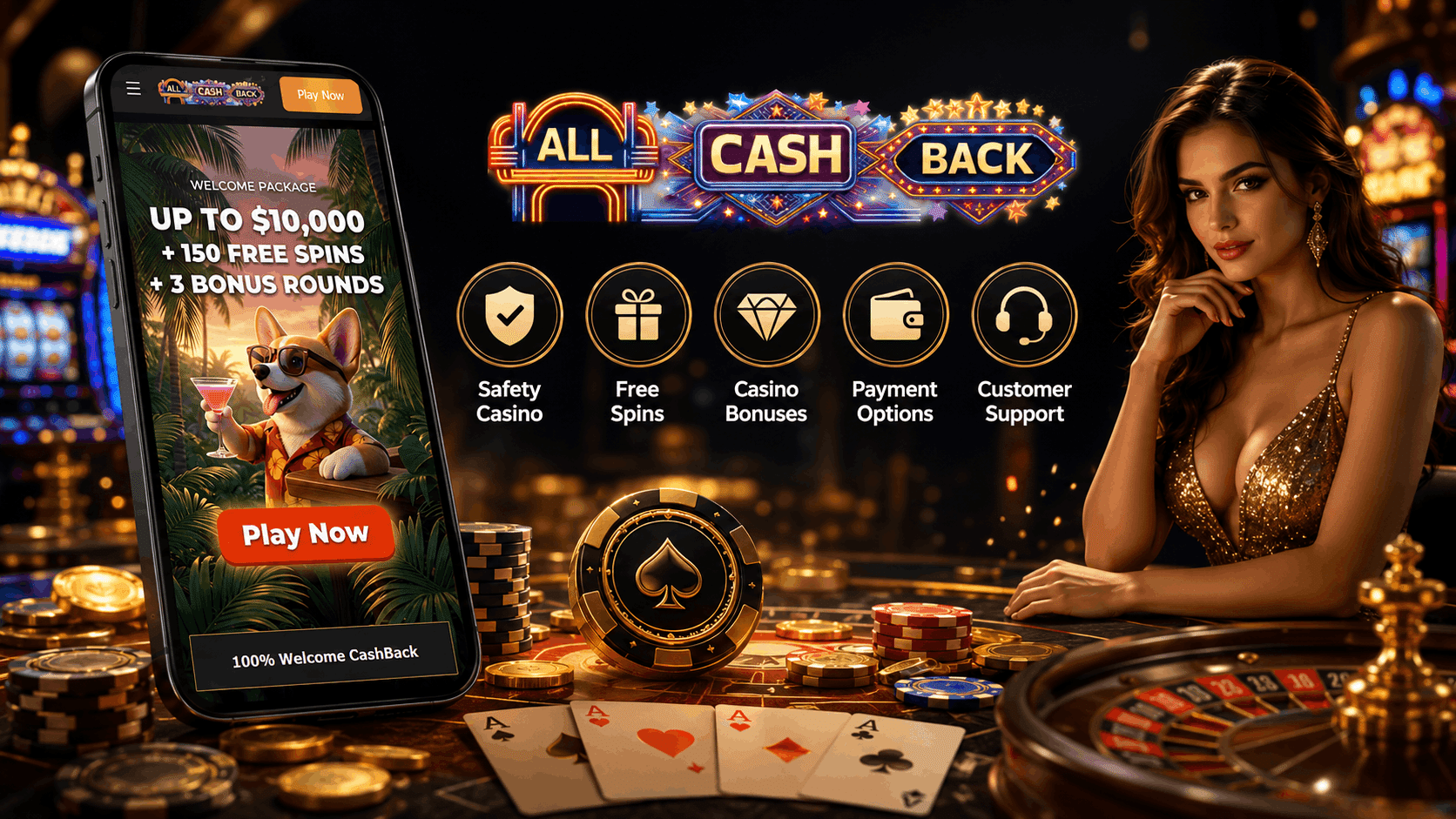 All Cashback Casino Review - Welcome Bonuses Mobile Casino Slot Games Alternatives Payments and More | SistersSites.co.uk All Cashback Casino Review - Welcome Bonuses Mobile Casino Slot Games Alternatives Payments and More