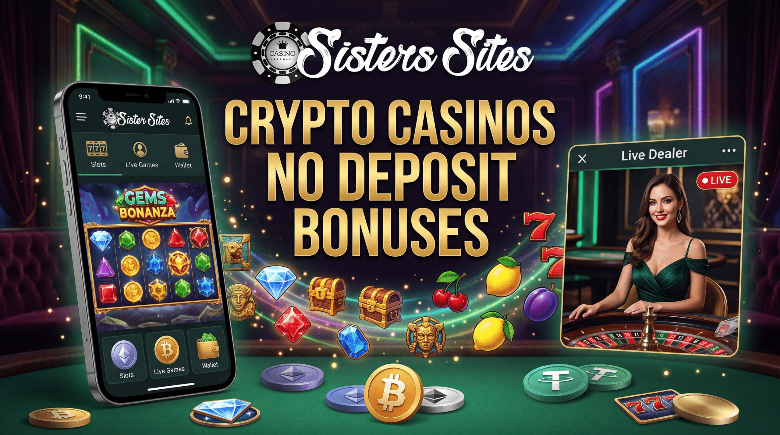 Best Crypto Casino No Deposit Bonus Offers for UK Players | SistersSites.co.uk Best Crypto Casino No Deposit Bonus Offers for UK Players