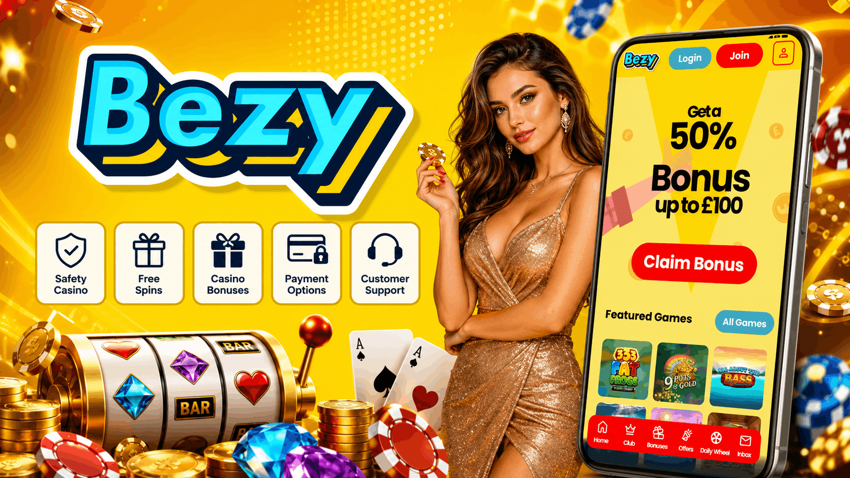 Bezy Casino Review - Welcome Bonuses Mobile Casino Games Safety Alternative and More | SistersSites.co.uk Bezy Casino Review - Welcome Bonuses Mobile Casino Games Safety Alternative and More