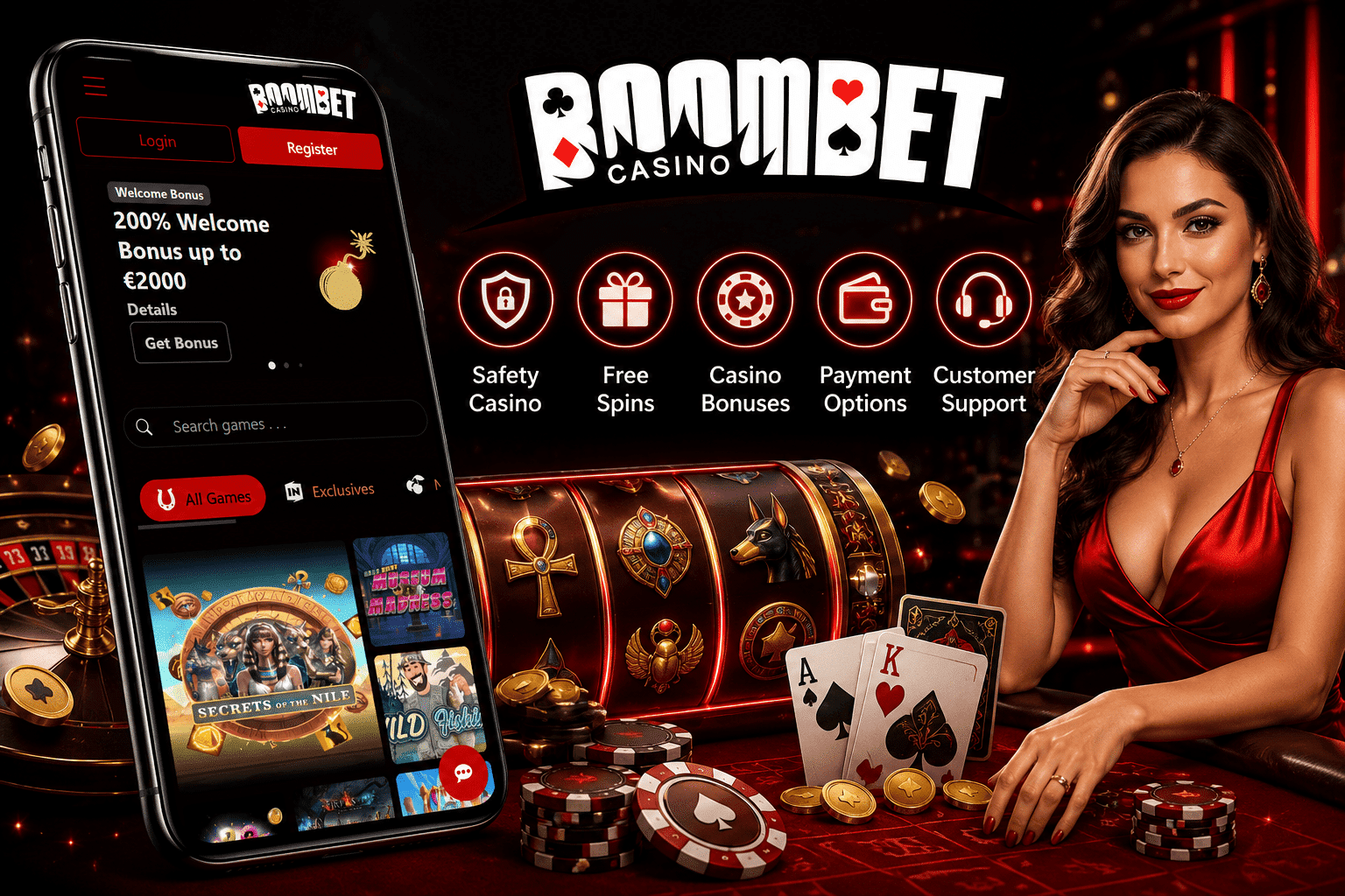 Boombet Casino Review - Welcome Bonus Mobile Casino Slots Free Spins and More | SistersSites.co.uk Boombet Casino Review - Welcome Bonus Mobile Casino Slots Free Spins and More