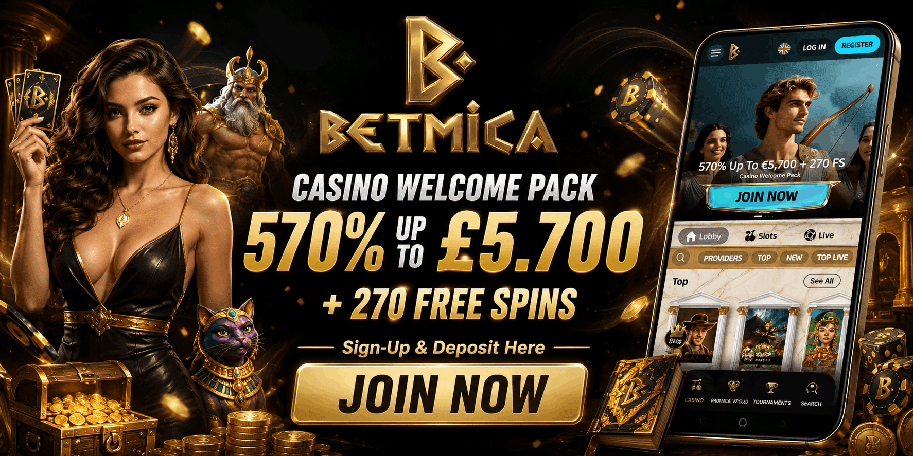 Exclusive Betmica Casino Welcome Bonus for UK Players
