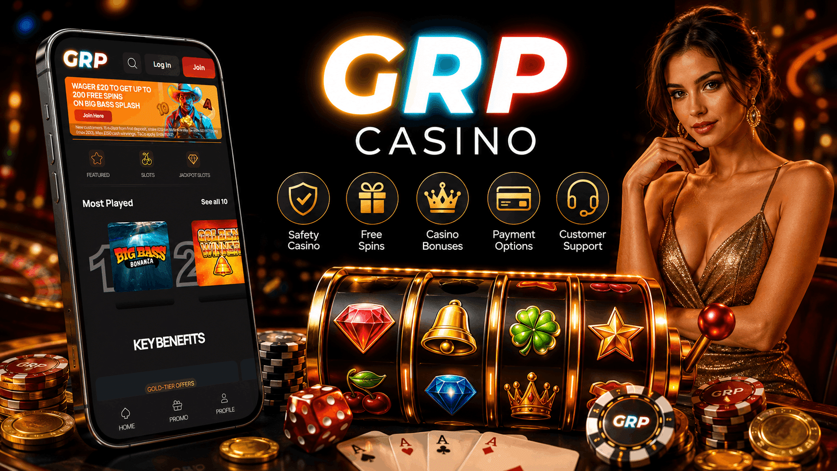 GRP Casino Review - Welcome Bonus Mobile Casino Slots Free Spins and More | SistersSites.co.uk GRP Casino Review - Welcome Bonus Mobile Casino Slots Free Spins and More