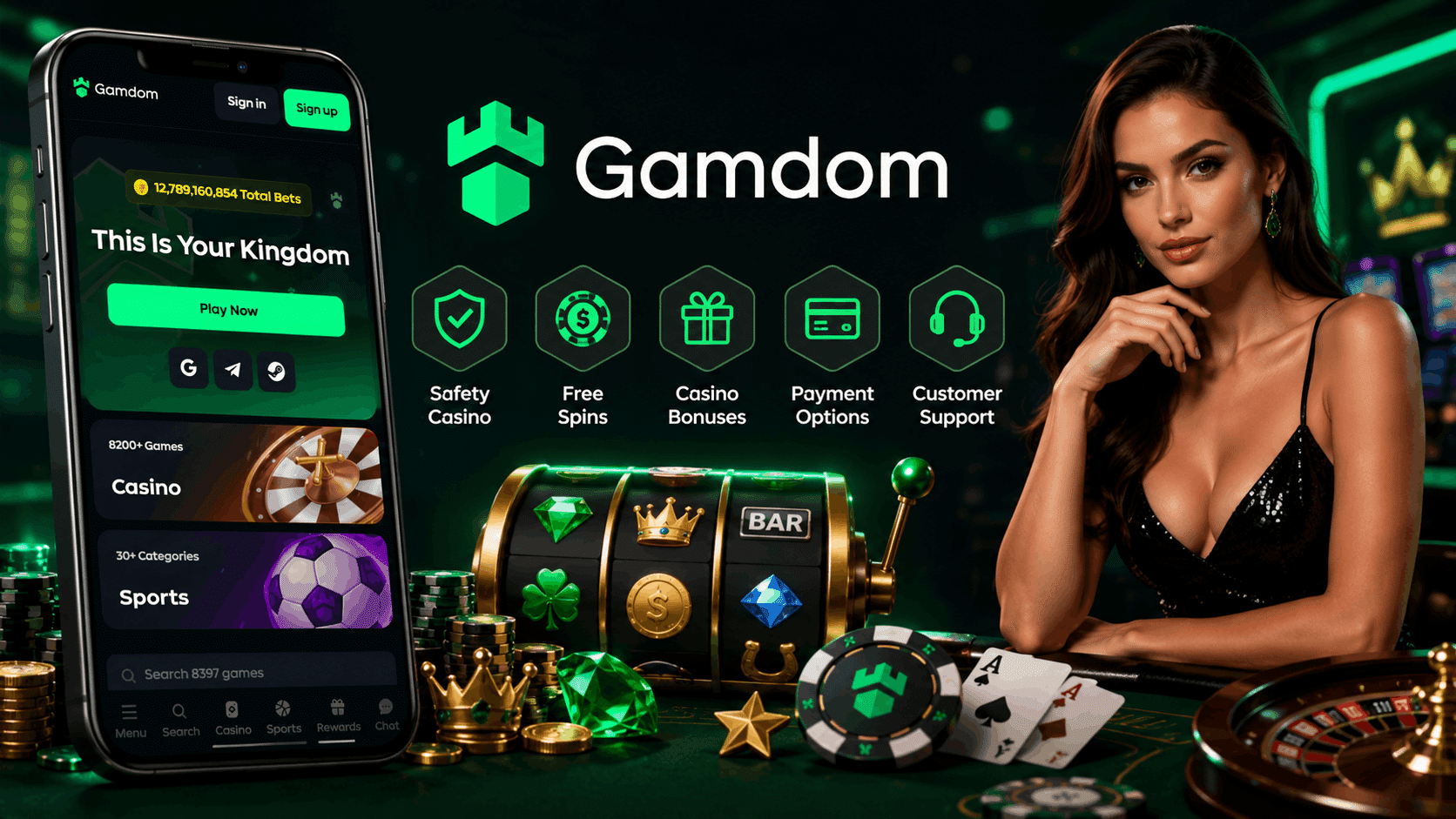 Gamdom Casino Review - Welcome Bonuses Mobile Casino Slots Safety Alternatives and More | SistersSites.co.uk Gamdom Casino Review - Welcome Bonuses Mobile Casino Slots Safety Alternatives and More