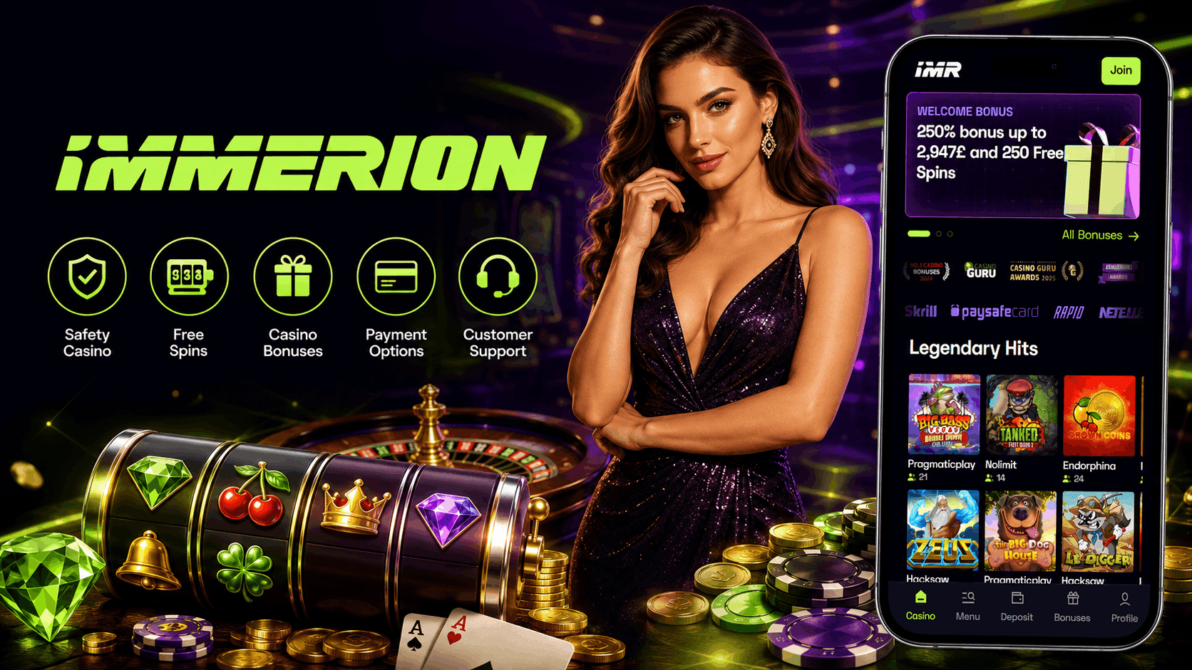 Immerion Casino Review - Welcome Bonuses Mobile App Casino Games Slots and More | SistersSites.co.uk Immerion Casino Review - Welcome Bonuses Mobile App Casino Games Slots and More