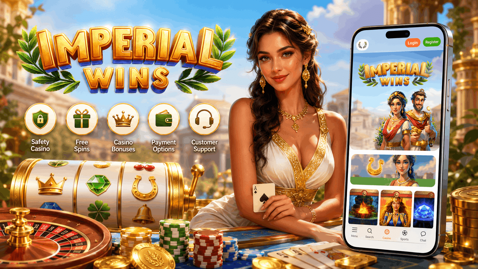 Imperial Wins Casino Review - Welcome Bonuses Mobile App Casino Games Slots and More | SistersSites.co.uk Imperial Wins Casino Review - Welcome Bonuses Mobile App Casino Games Slots and More