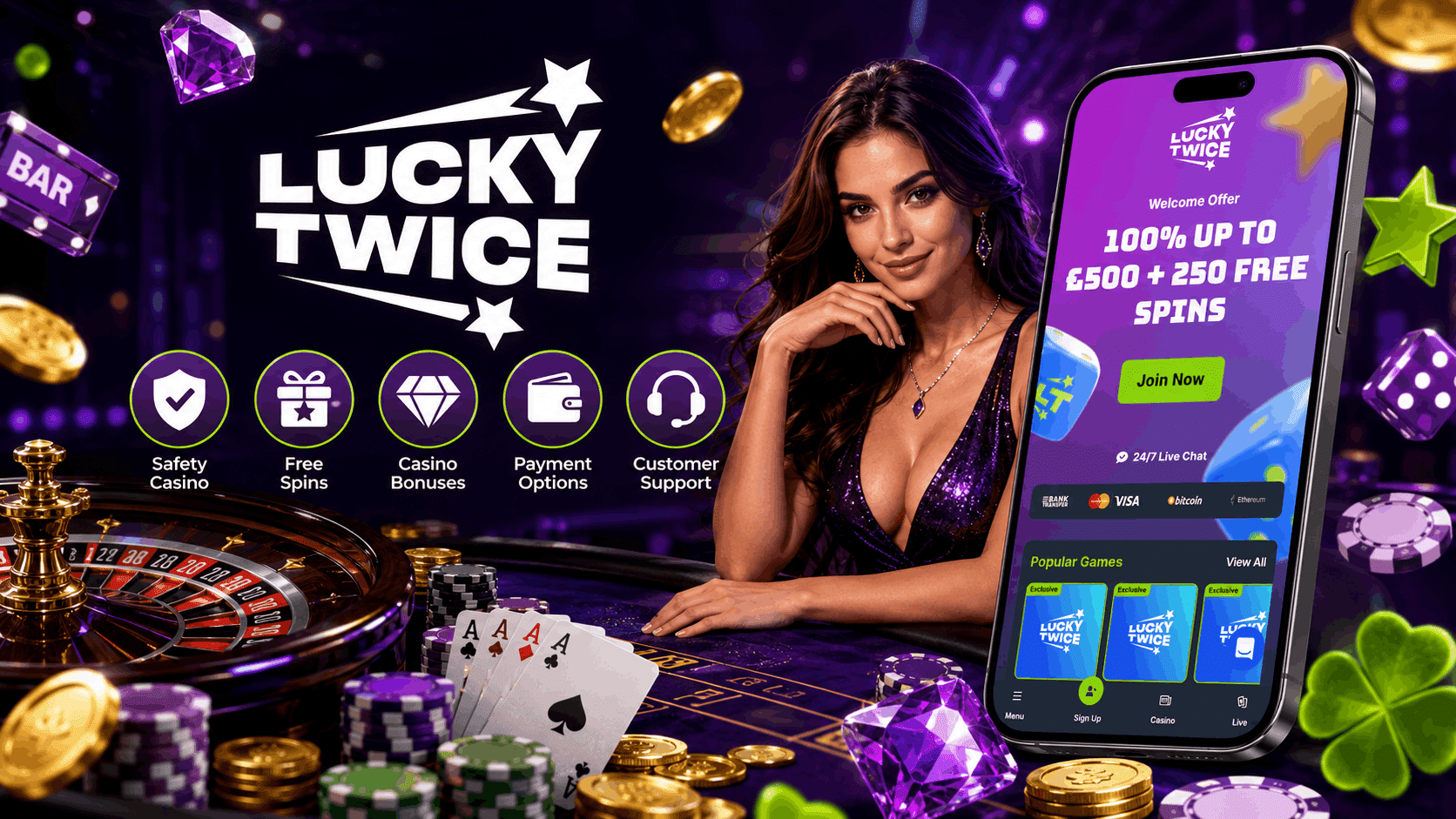 Lucky Twice Casino Review - Welcome Bonuses Mobile Casino Slots Safety Alternatives and More | SistersSites.co.uk Lucky Twice Casino Review - Welcome Bonuses Mobile Casino Slots Safety Alternatives and More