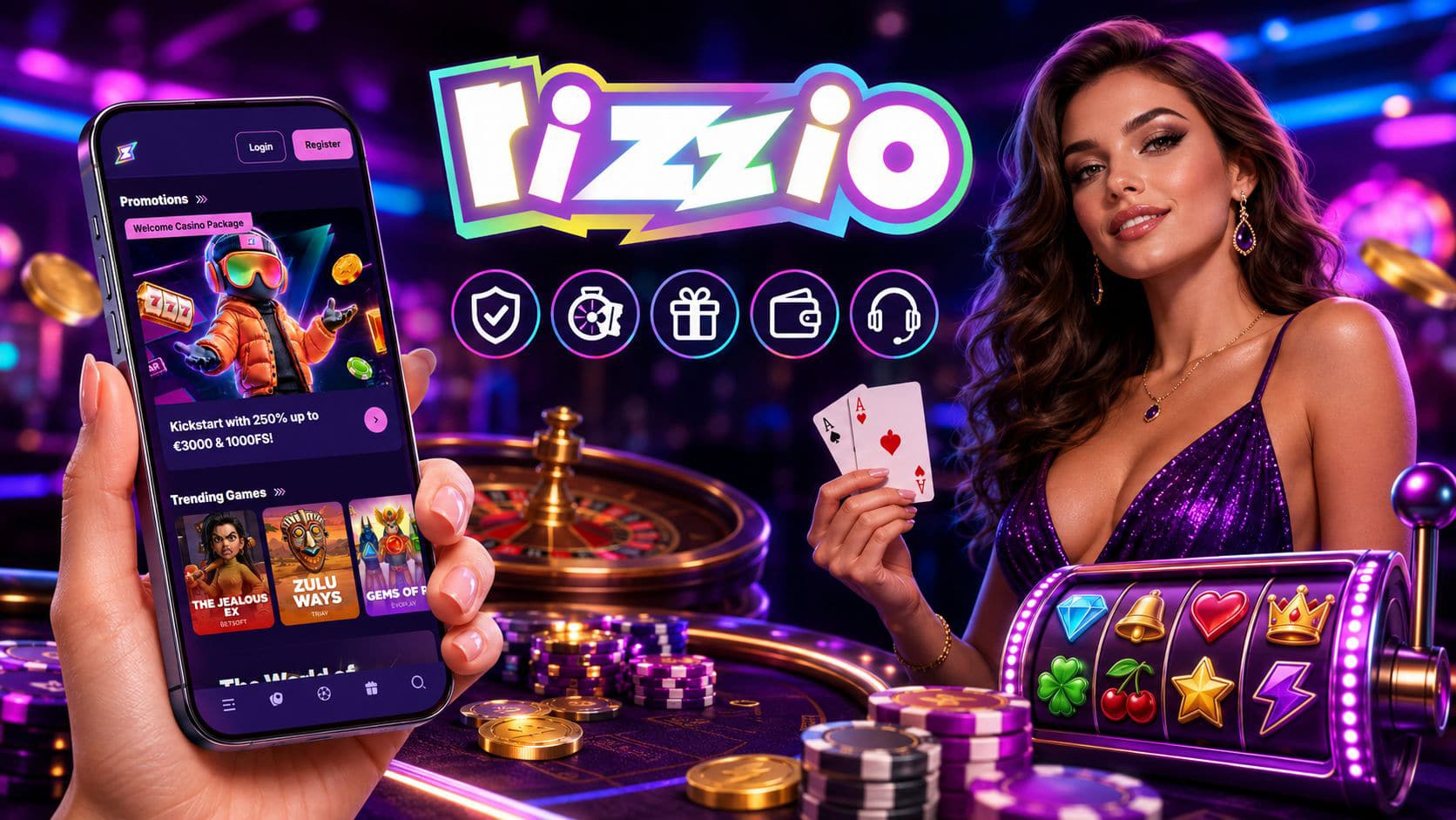 Rizzio Casino Review - Welcome Bonus Mobile Casino Slots Free Spins and More | SistersSites.co.uk Rizzio Casino Review - Welcome Bonus Mobile Casino Slots Free Spins and More