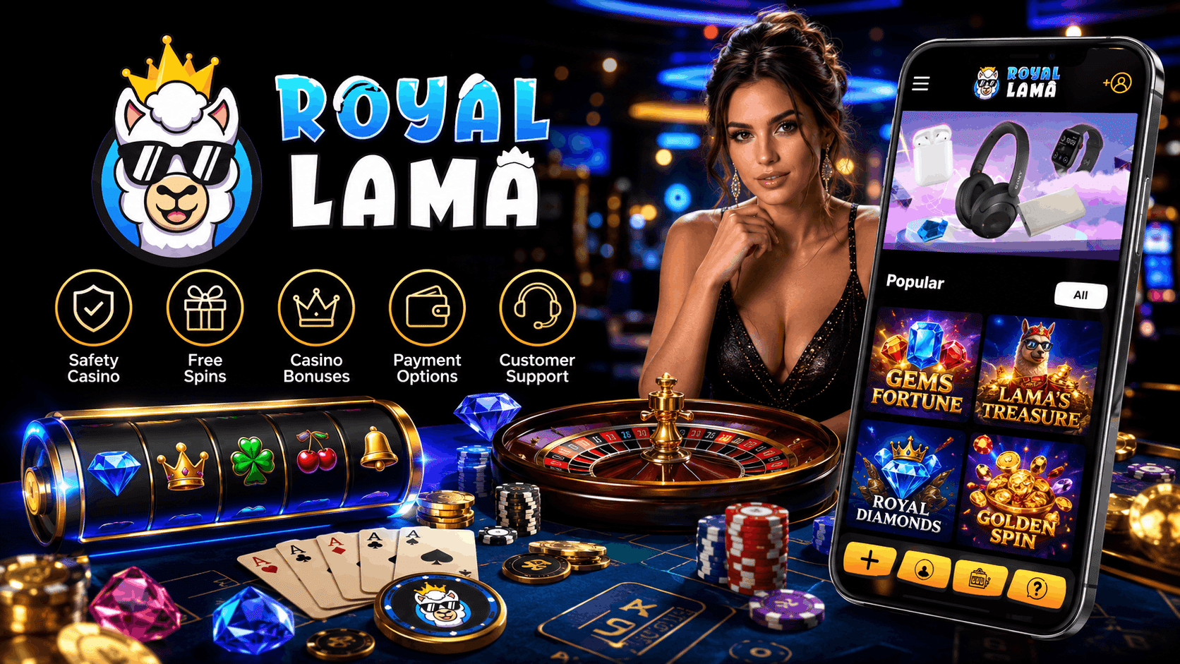 Royal Lama Casino Review - Welcome Bonuses Mobile App Casino Games Slots and More | SistersSites.co.uk Royal Lama Casino Review - Welcome Bonuses Mobile App Casino Games Slots and More