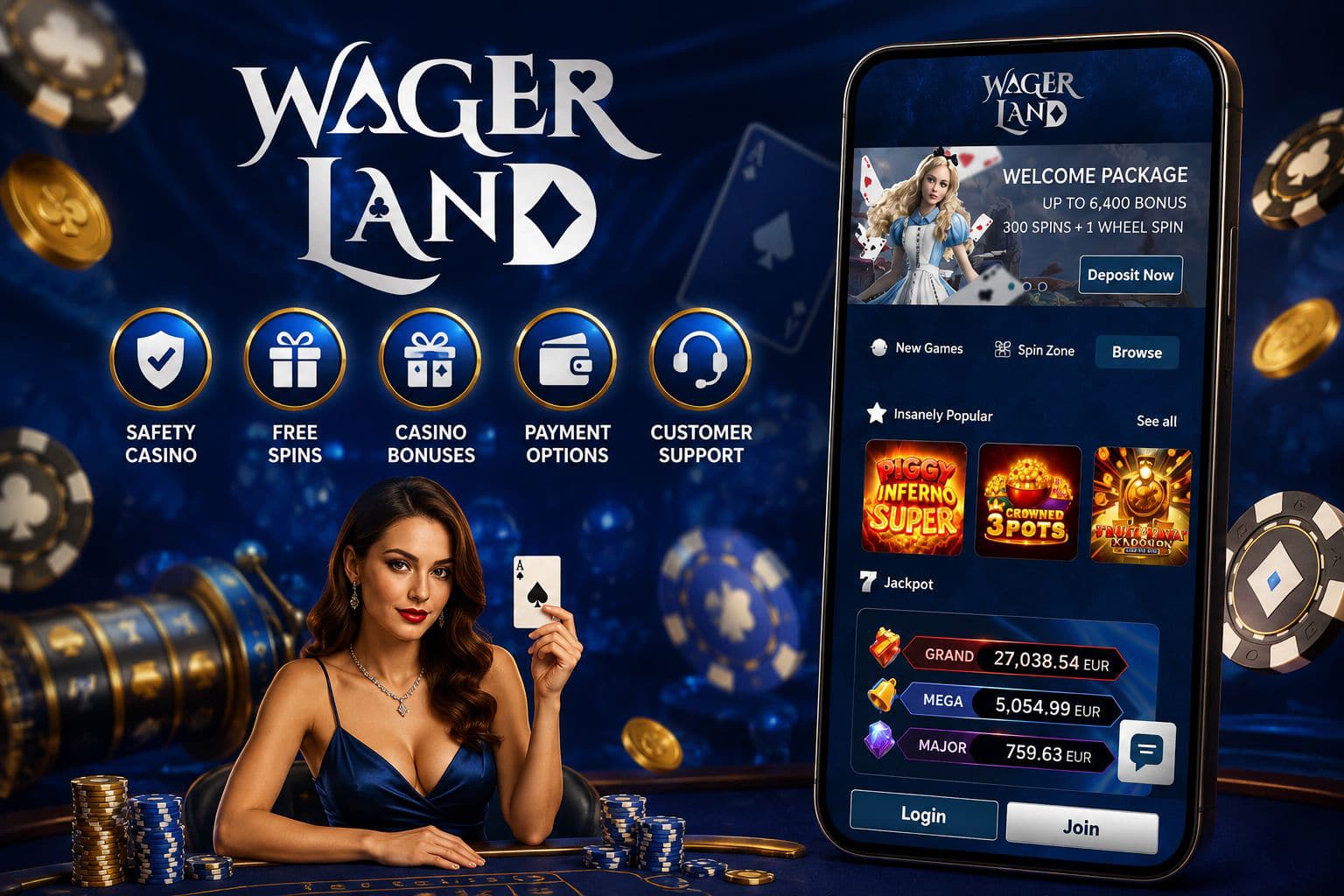 Wagerland Casino Review - Welcome Bonus Mobile Casino Slots Free Spins and More | SistersSites.co.uk Wagerland Casino Review - Welcome Bonus Mobile Casino Slots Free Spins and More