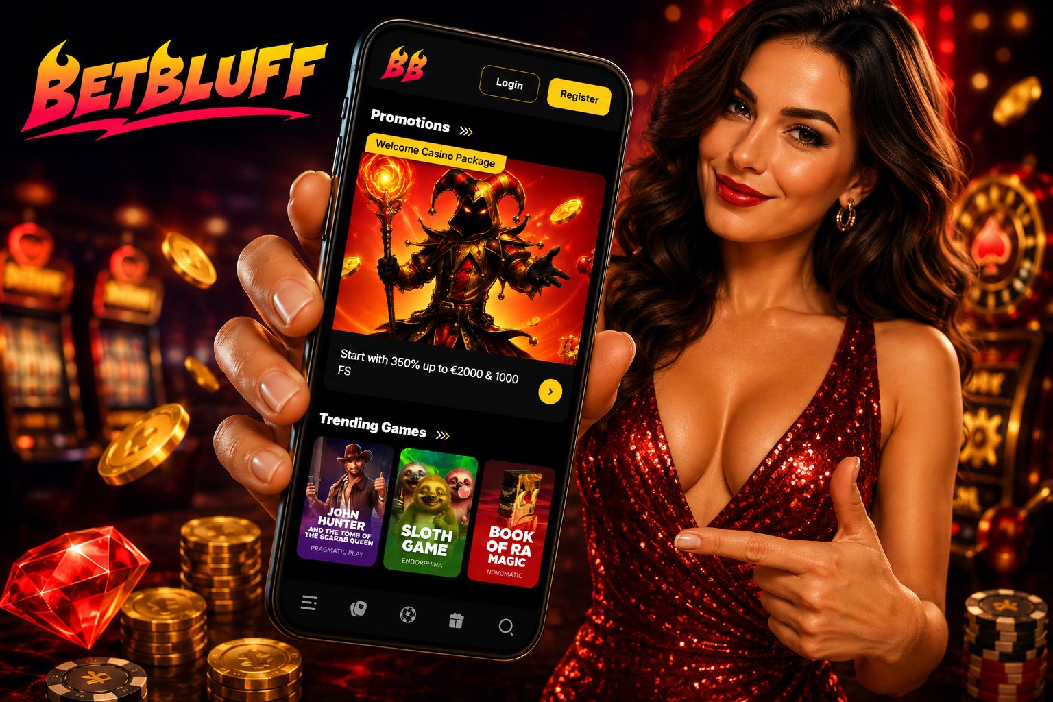 BetBluff Casino Review - Welcome Bonus Mobile App Slots Free Spins and More | SistersSites.co.uk BetBluff Casino Review - Welcome Bonus Mobile App Slots Free Spins and More