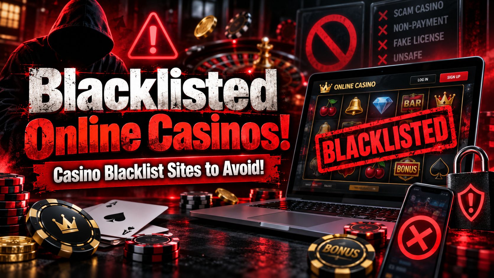 Blacklisted Online Casinos - Casino Blacklist Sites to Avoid | SistersSites.co.uk Blacklisted Online Casinos - Casino Blacklist Sites to Avoid