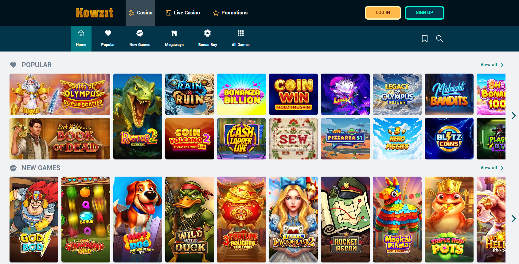 Howzit Casino Games and Popular Slots to Play | SistersSites.co.uk Howzit Casino Games and Popular Slots to Play