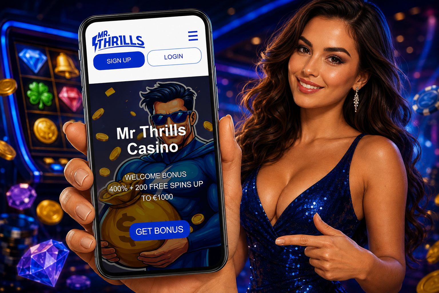 Mr Thrills Casino Review - Welcome Bonus Mobile App Slots Free Spins and More | SistersSites.co.uk Mr Thrills Casino Review - Welcome Bonus Mobile App Slots Free Spins and More