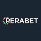 Perabet logo: white 'PERABET' text with a multicolored circular 'P' icon on a dark blue background.