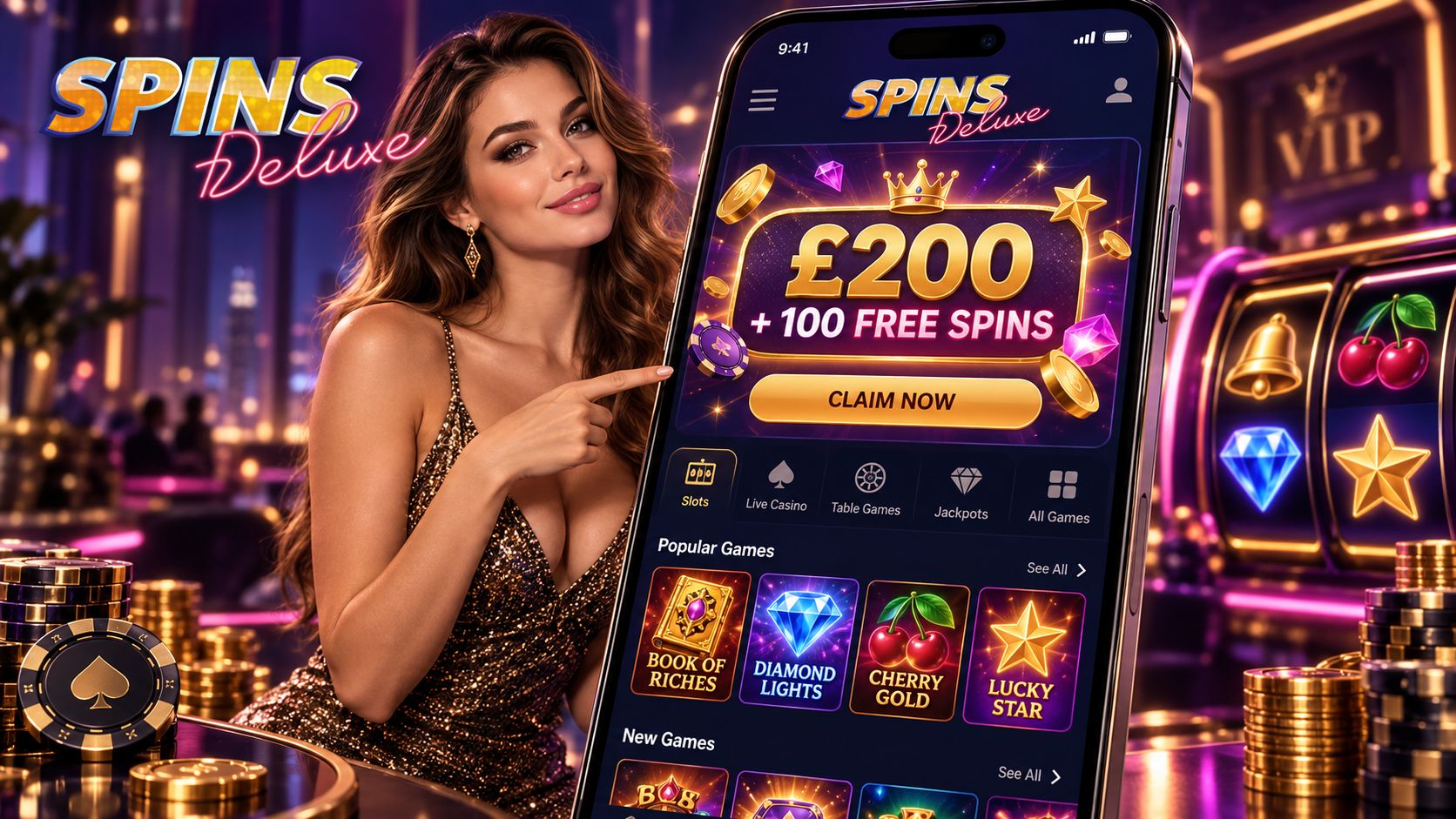 Spins Deluxe Casino Review - Welcome Bonuses Mobile Casino Slots Free Spins Alternatives and More | SistersSites.co.uk Spins Deluxe Casino Review - Welcome Bonuses Mobile Casino Slots Free Spins Alternatives and More