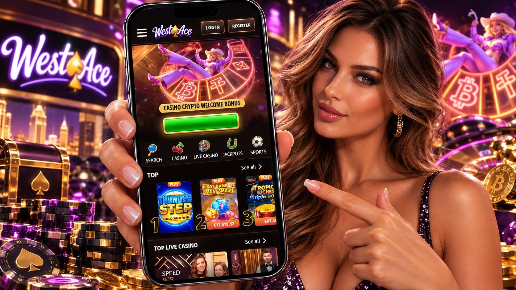 WestAce Casino Review - Welcome Bonus Mobile Casino Slots Free Spins Alternative and More | SistersSites.co.uk WestAce Casino Review - Welcome Bonus Mobile Casino Slots Free Spins Alternative and More