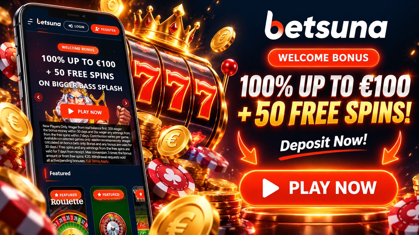 Betsuna Casino Welcome Bonus - Betsuna Casino Review | SistersSites.co.uk Betsuna Casino Welcome Bonus - Betsuna Casino Review