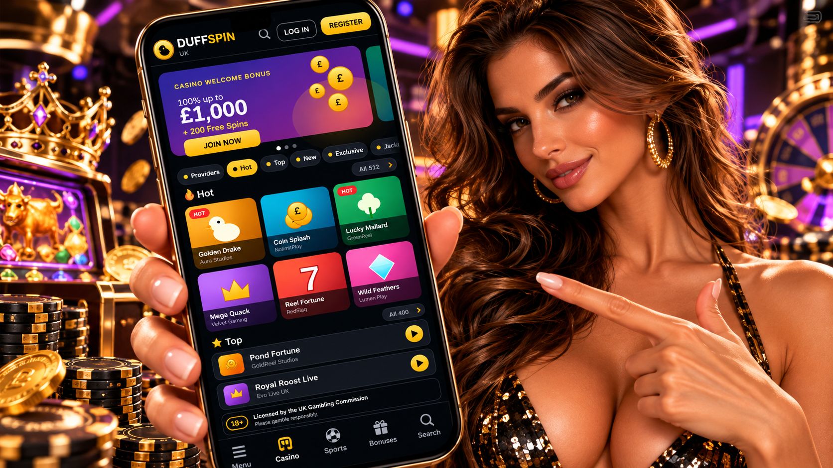 DuffSpin Casino Review - Mobile App Casino Bonuses Casino Games Alternatives Safety and More | SistersSites.co.uk DuffSpin Casino Review - Mobile App Casino Bonuses Casino Games Alternatives Safety and More